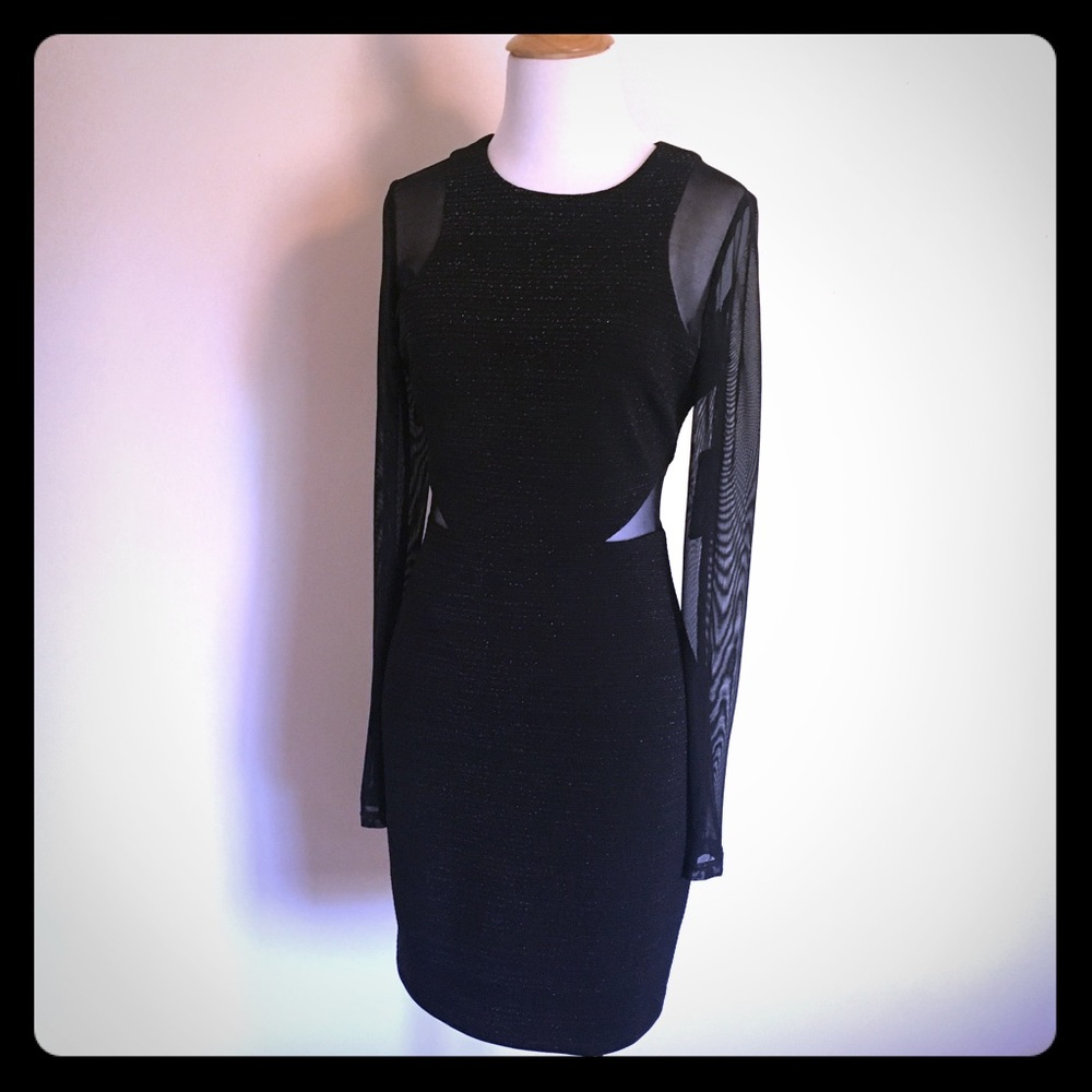 Guess Mesh Illusion Dress